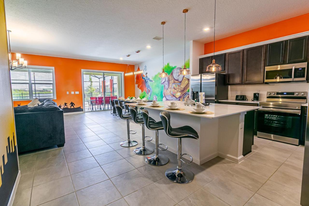 Luxury 12 Bedrooms Pool House 10 Min To Disney4630 Kissimmee Exterior foto