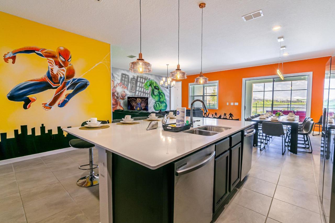 Luxury 12 Bedrooms Pool House 10 Min To Disney4630 Kissimmee Exterior foto