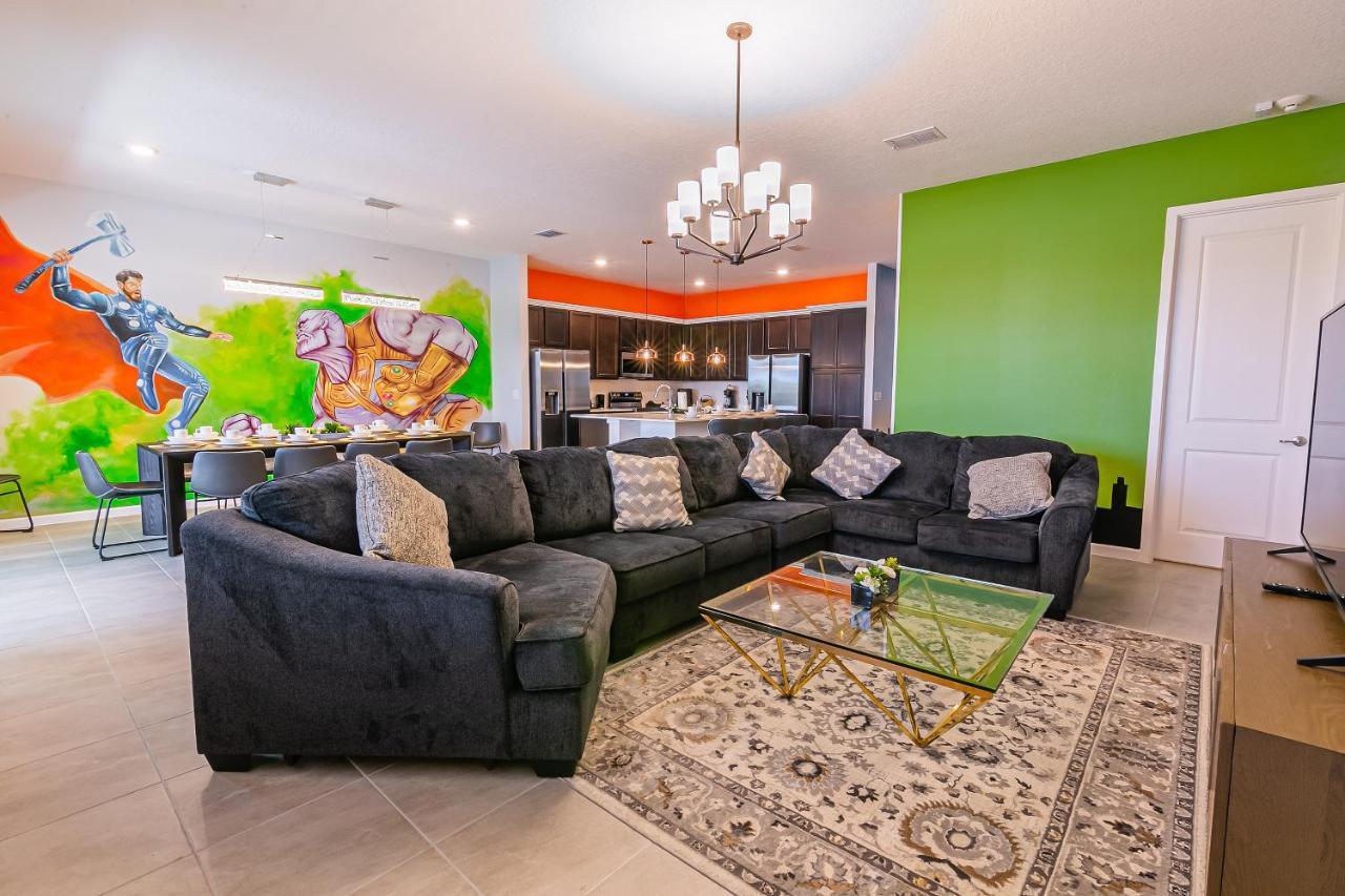 Luxury 12 Bedrooms Pool House 10 Min To Disney4630 Kissimmee Exterior foto